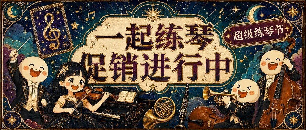 一起练琴 6 月促销直播时间表
