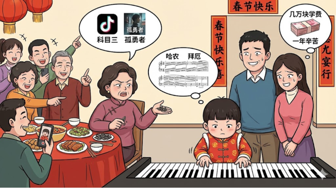 练琴一年，过年被亲戚一句“弹个流行歌”问懵？教你优雅回怼！