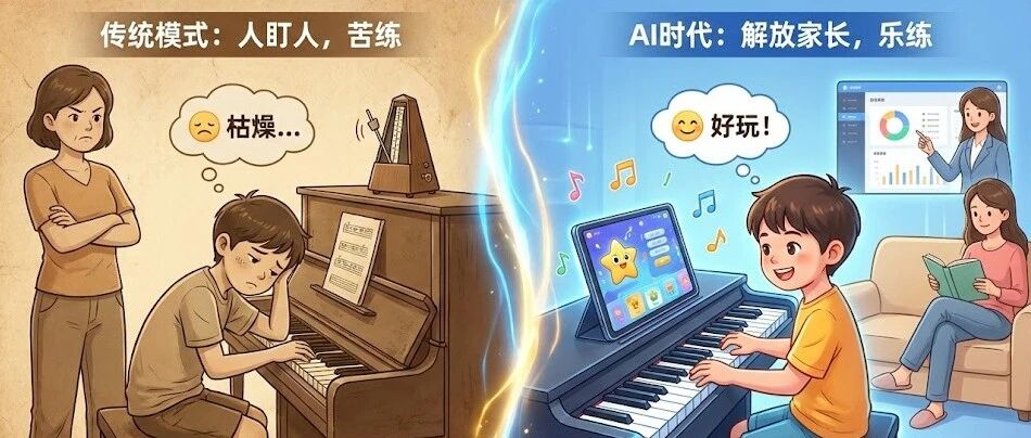 AI时代，音乐教育为什么还停留在“人盯人”模式？