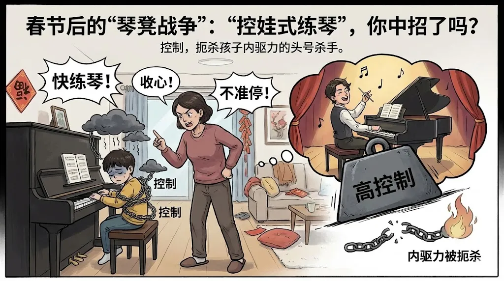 春节后急着“收心”？心理学家：你越“盯”，孩子废得越快