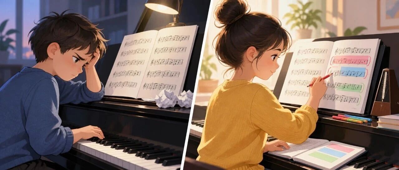 拿到新谱子的前十分钟，决定了这首曲子要练三周还是三个月