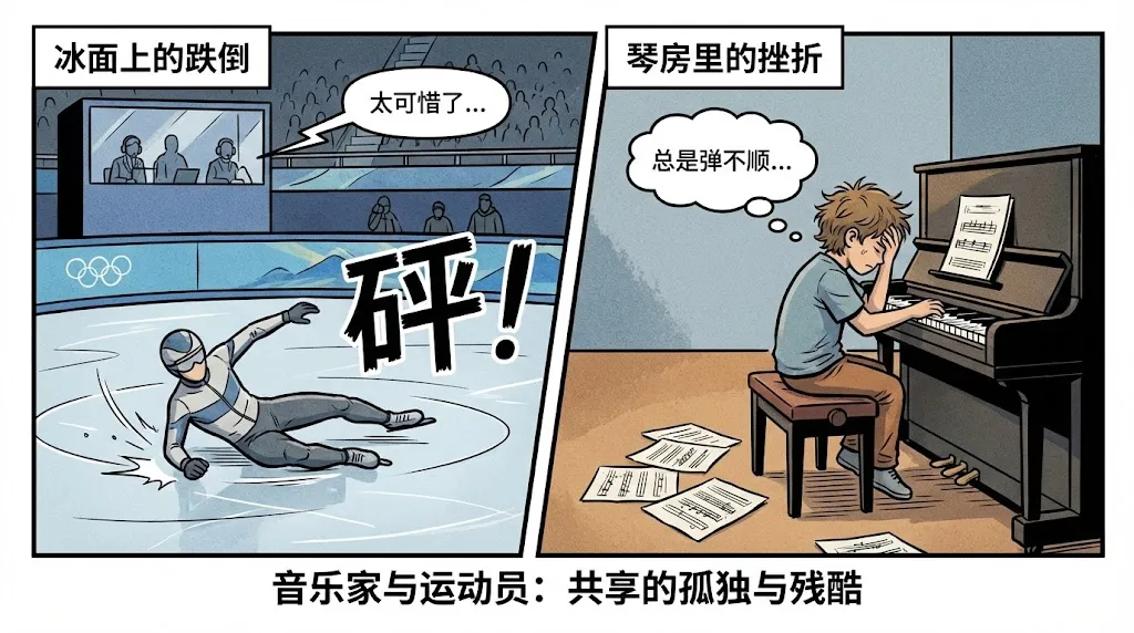 冬奥会冠军的摔倒与琴童的崩溃：音乐家与运动员的本质是相通的